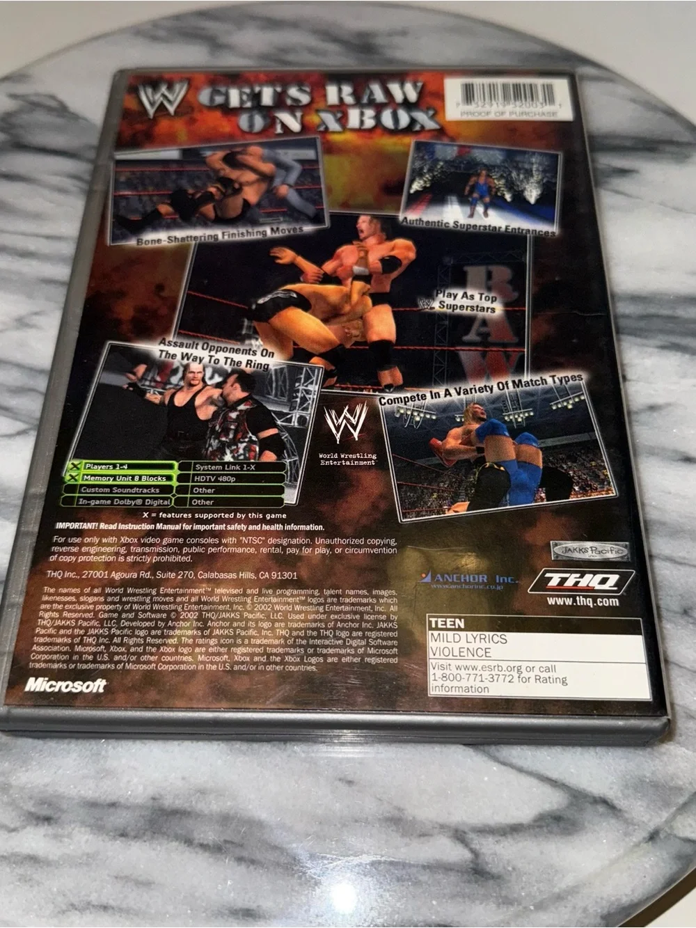 Microsoft wwf raw
